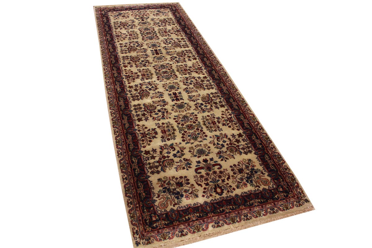 Handgeknüpfter Sarough Farahan Perserteppich, Wolle