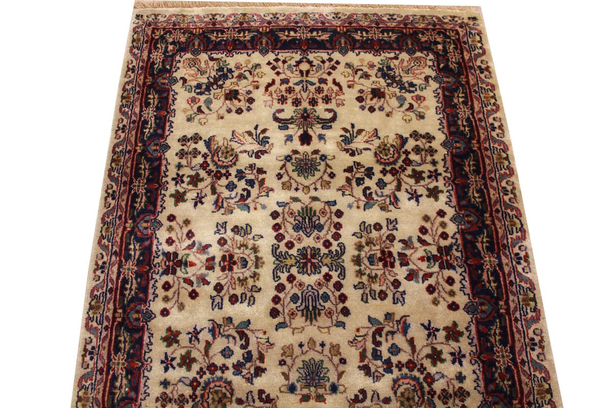 Handgeknüpfter Sarough Farahan Perserteppich, Wolle