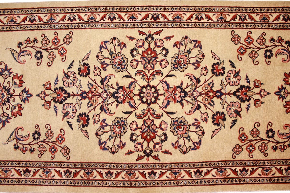 Handgeknüpfter Sarough Farahan Perserteppich, Wolle