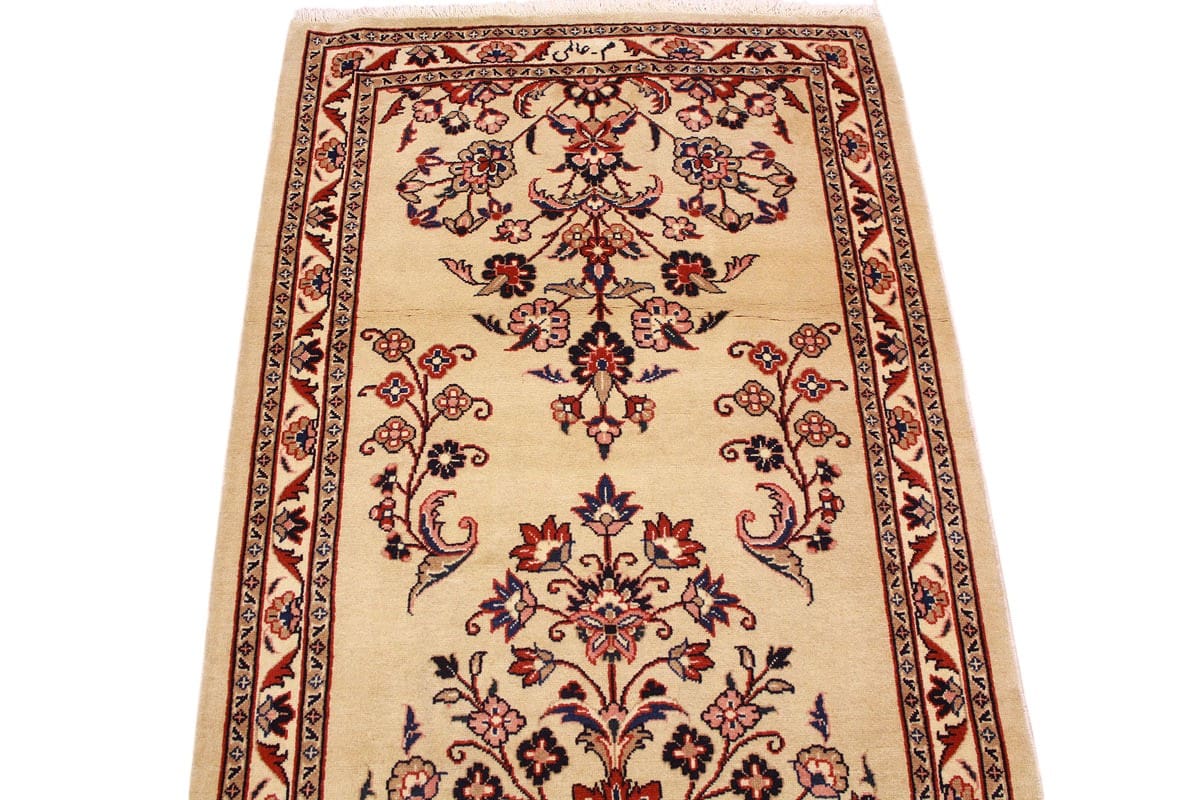 Handgeknüpfter Sarough Farahan Perserteppich, Wolle