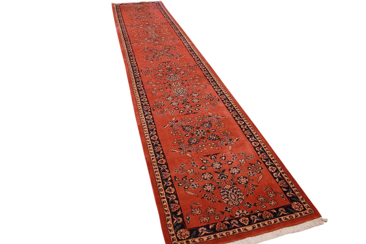 Handgeknüpfter Sarough Farahan Perserteppich, Wolle