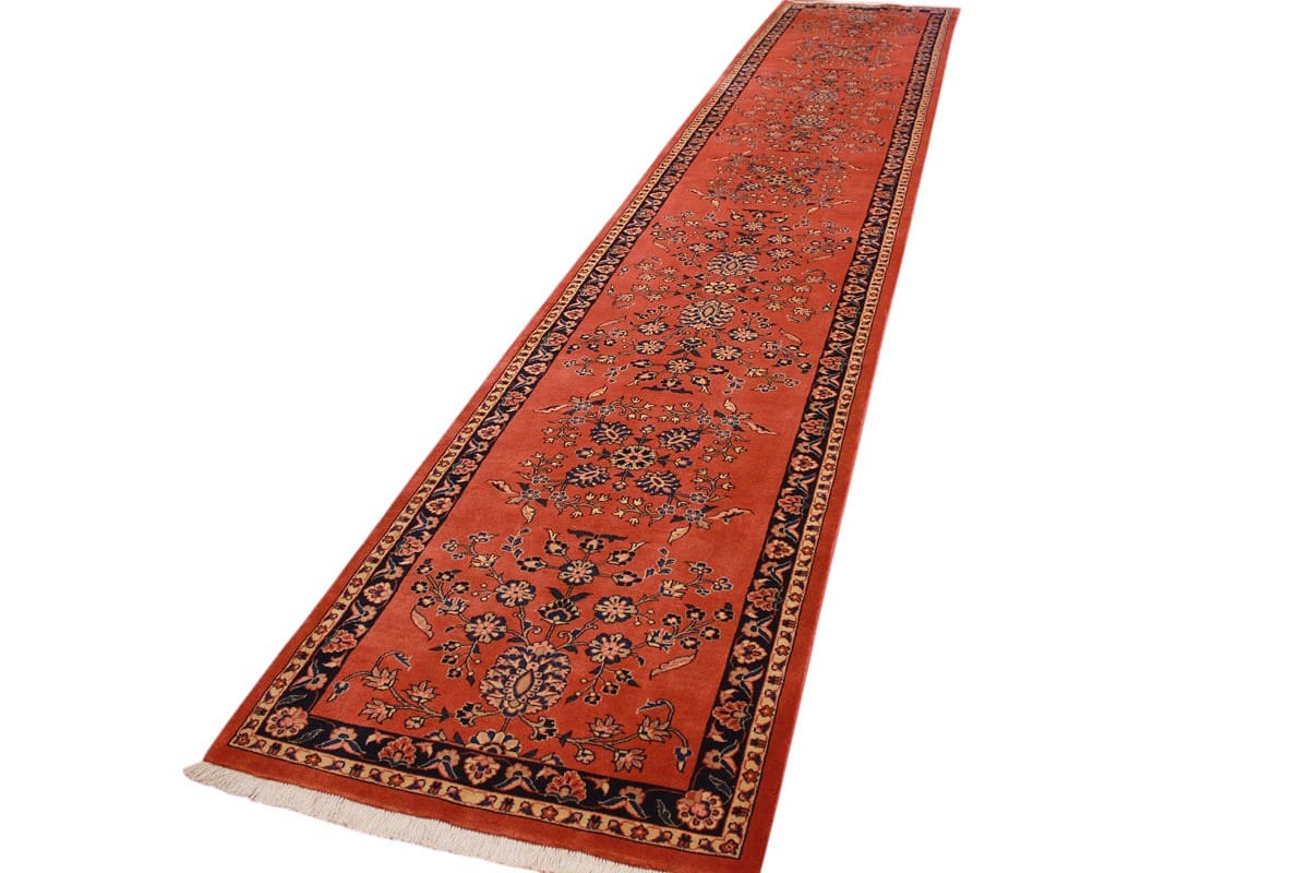 Handgeknüpfter Sarough Farahan Perserteppich, Wolle