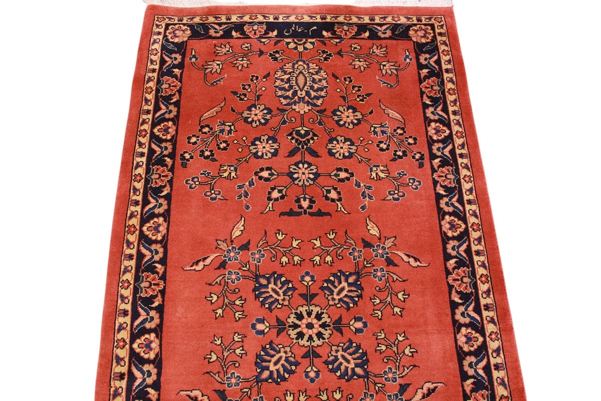 Handgeknüpfter Sarough Farahan Perserteppich, Wolle