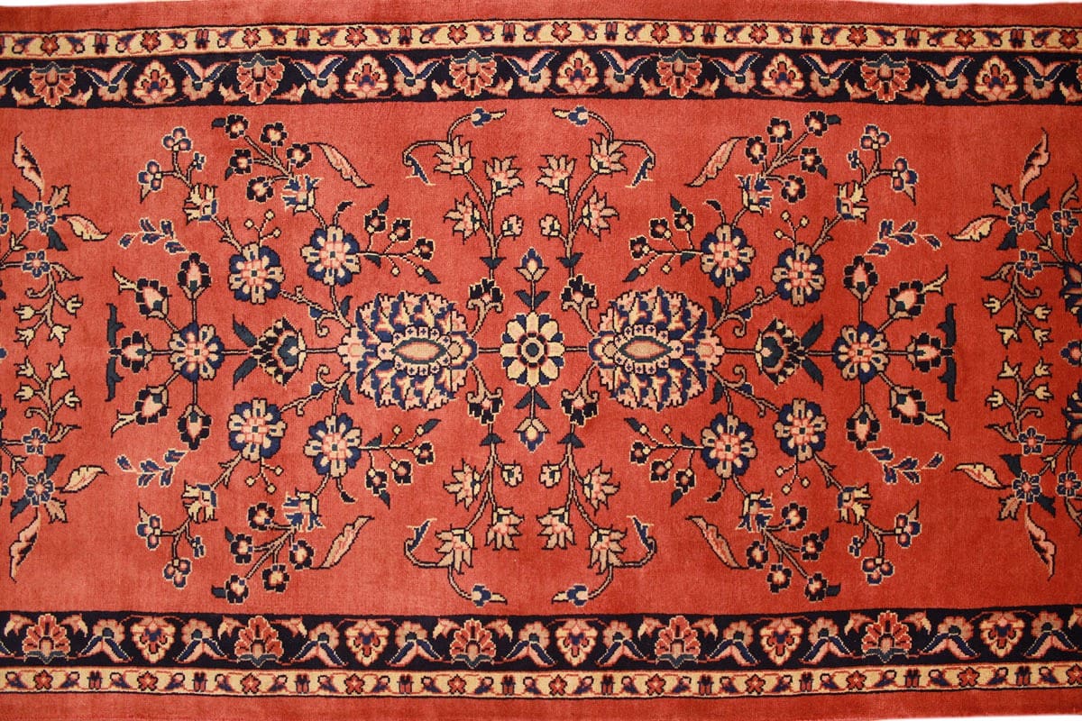 Handgeknüpfter Sarough Farahan Perserteppich, Wolle