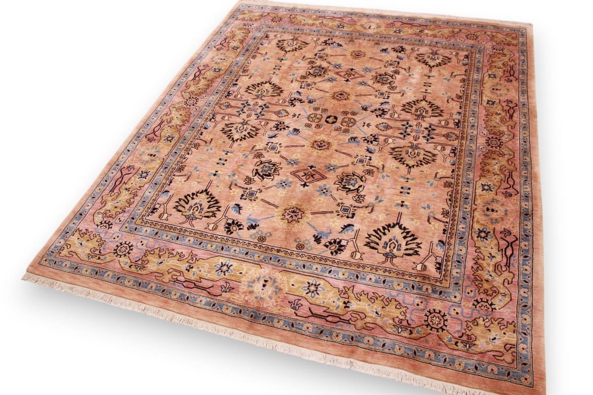 perserteppich-sarough-302x251-cm-hellrosa-florales-design-handgeknupft-3 Sarough Farahan Perserteppich aus Iran