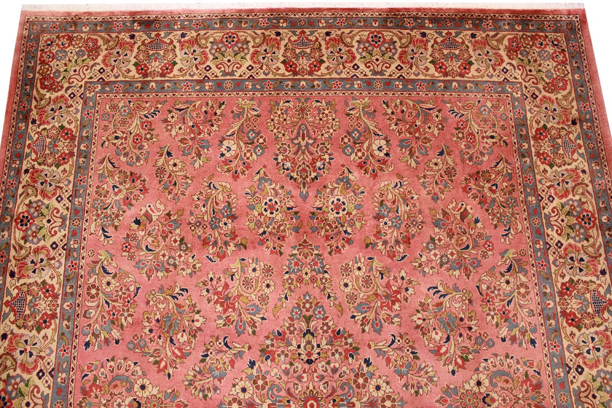 perser-teppich-sarough-270x216-cm-rot-wolle-handgeknupft-7 Handgeknüpfter Sarough Farahan Perserteppich, Wolle