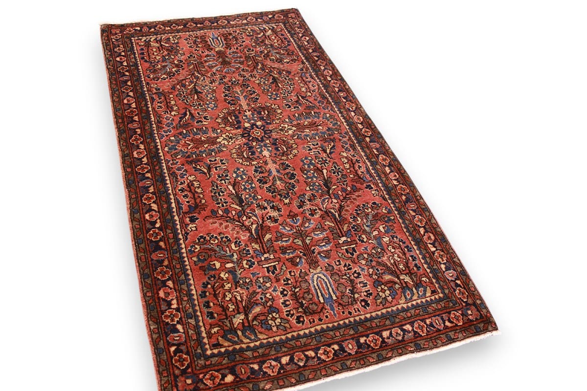 Handgeknüpfter Sarough Farahan Perserteppich, Wolle