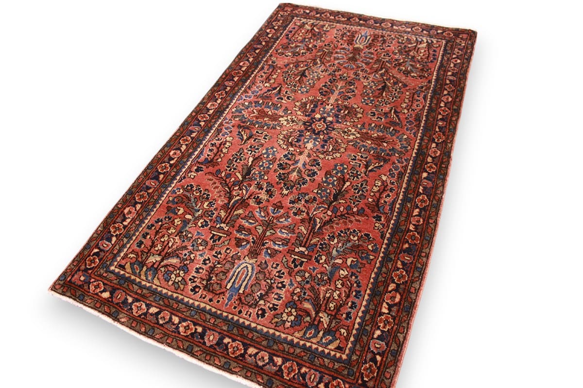 Handgeknüpfter Sarough Farahan Perserteppich, Wolle