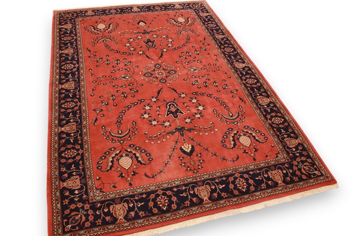 Handgeknüpfter Sarough Farahan Perserteppich, Wolle