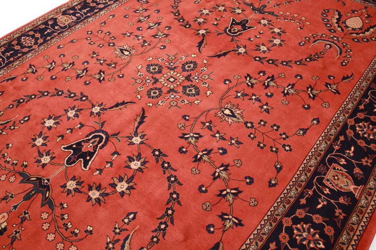 Handgeknüpfter Sarough Farahan Perserteppich, Wolle