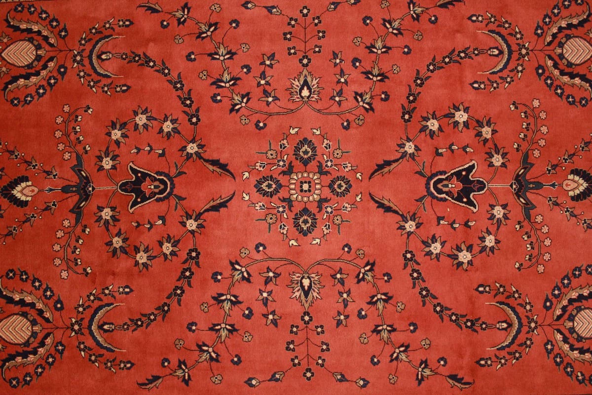 Handgeknüpfter Sarough Farahan Perserteppich, Wolle