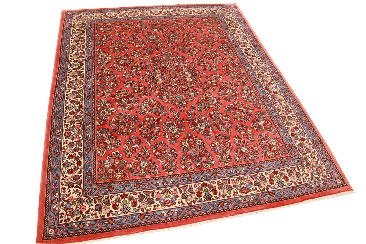 Handgeknüpfter Sarough Farahan Perserteppich, Wolle
