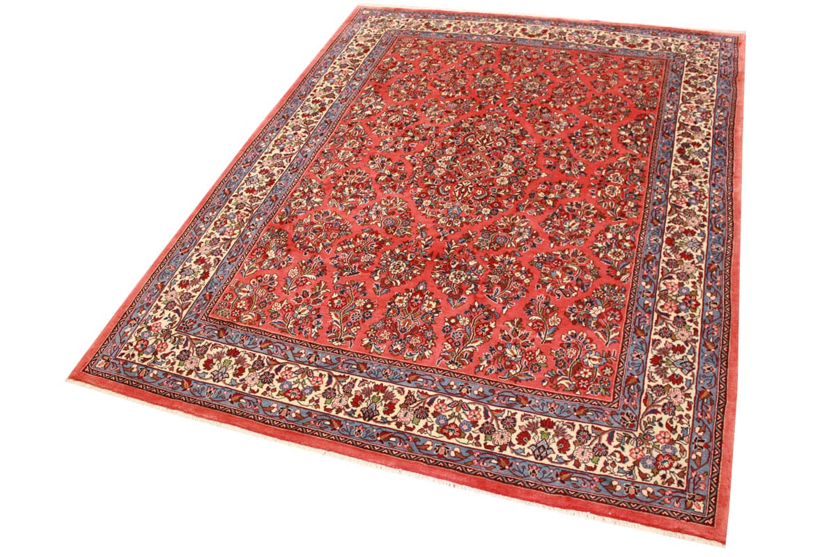 Handgeknüpfter Sarough Farahan Perserteppich, Wolle