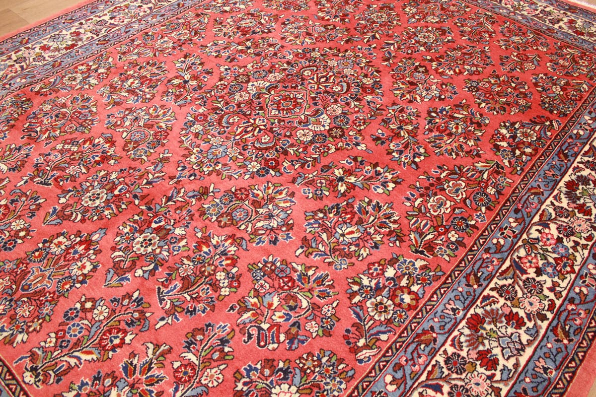 Handgeknüpfter Sarough Farahan Perserteppich, Wolle
