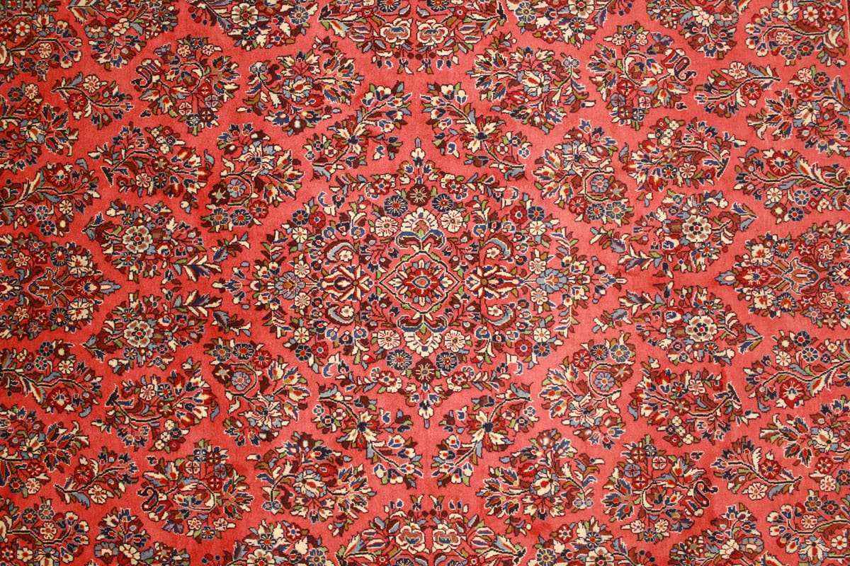 Handgeknüpfter Sarough Farahan Perserteppich, Wolle