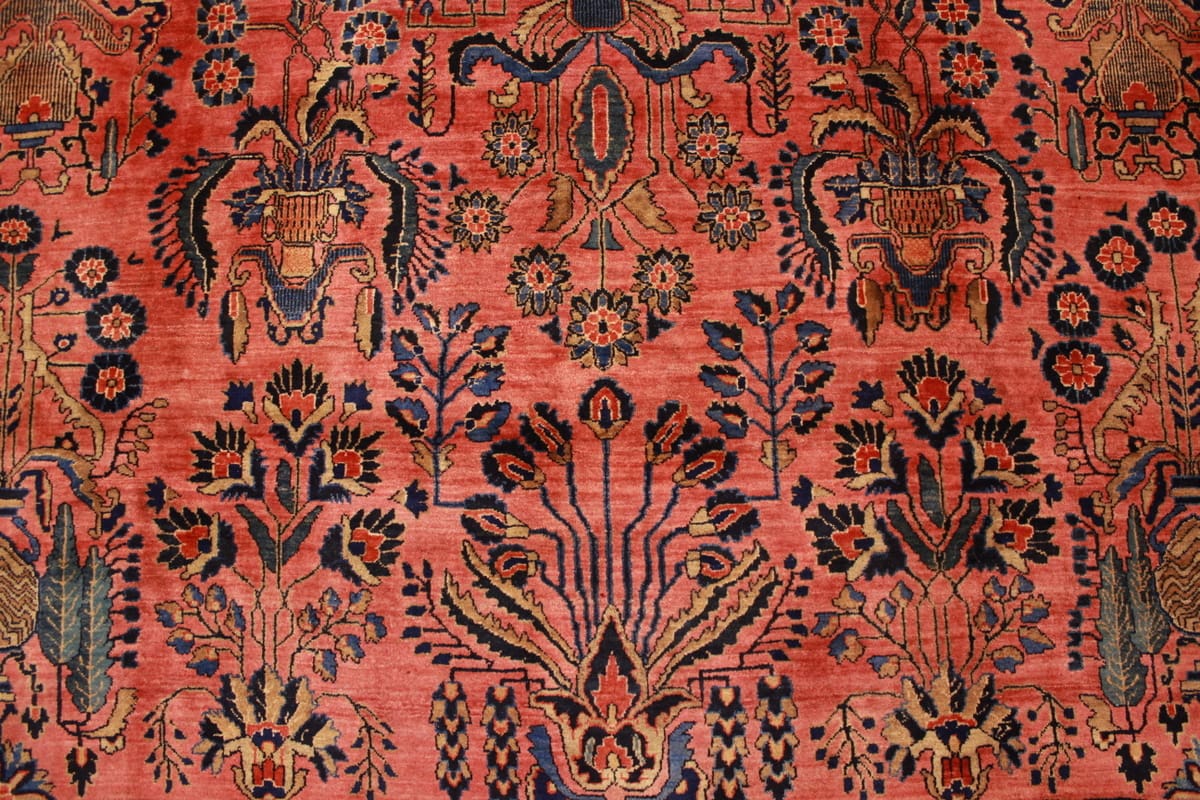Handgeknüpfter Sarough Farahan Perserteppich, Wolle