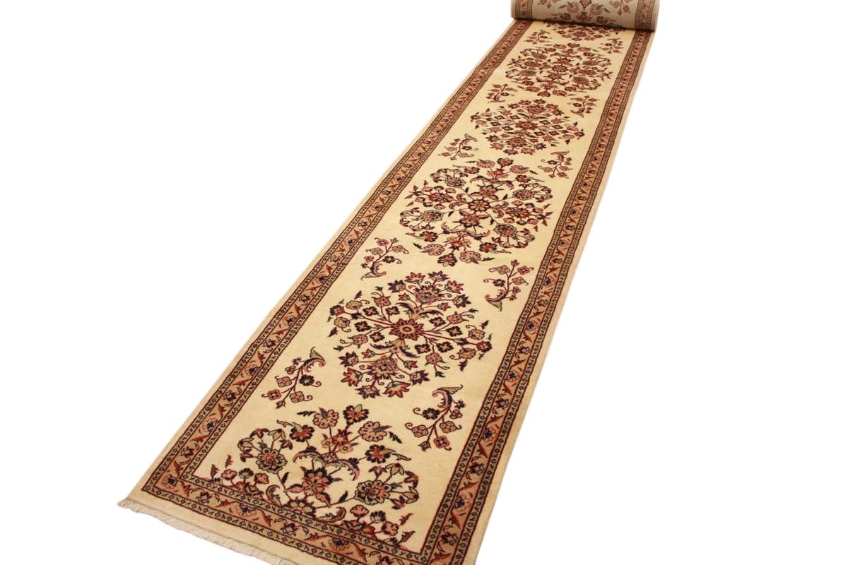 Handgeknüpfter Sarough Farahan Perserteppich, Wolle