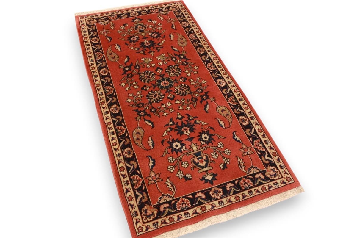 Handgeknüpfter Sarough Farahan Perserteppich, Wolle