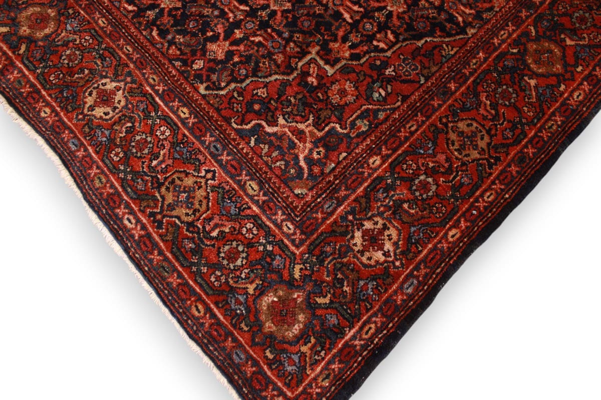 antiker-perserteppich-saroug-205x139-cm-florale-muster-handgeknupft-4 Handgeknüpfter Sarough Farahan Perserteppich, Wolle