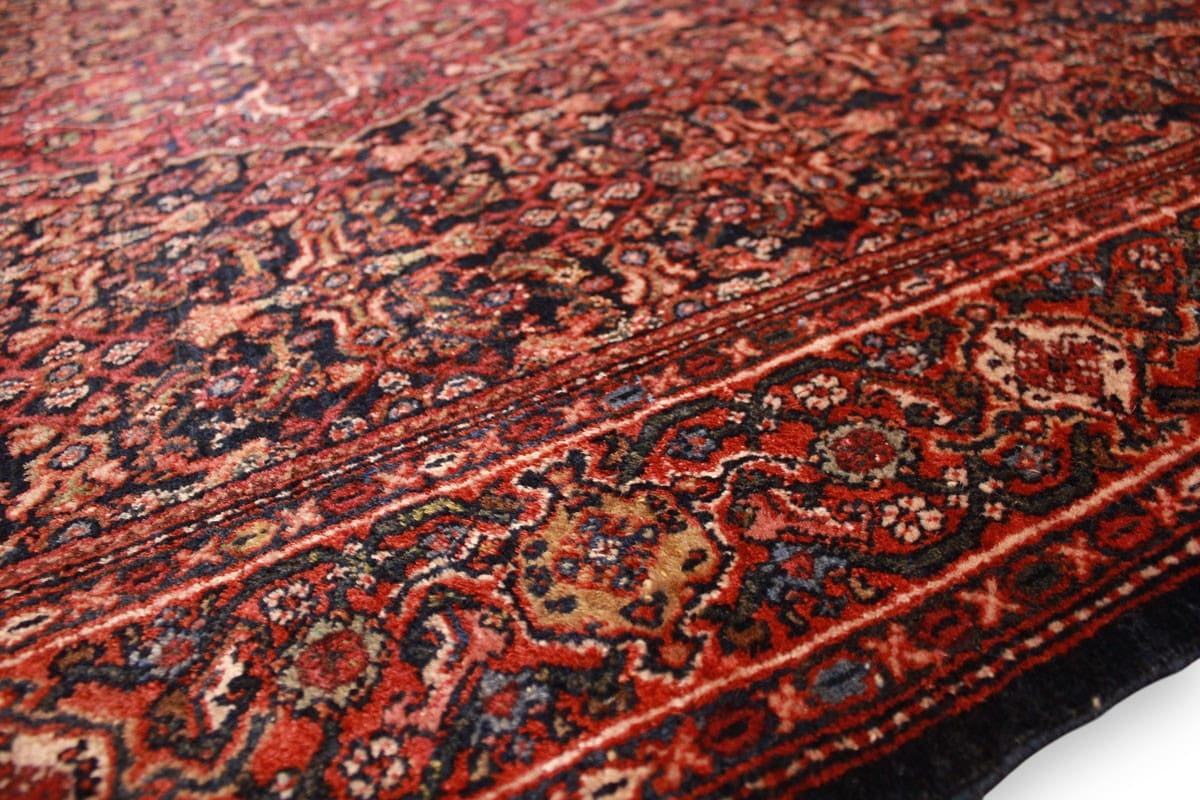 antiker-perserteppich-saroug-205x139-cm-florale-muster-handgeknupft-5 Handgeknüpfter Sarough Farahan Perserteppich, Wolle