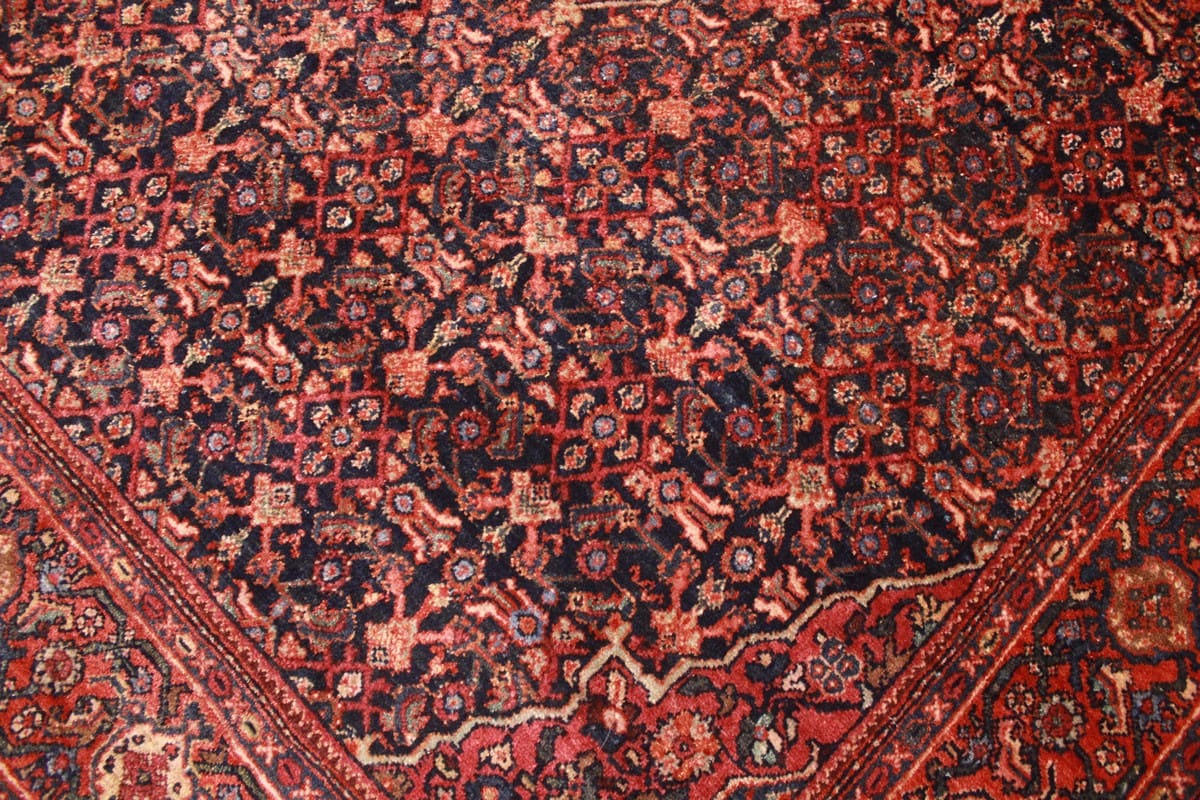 antiker-perserteppich-saroug-205x139-cm-florale-muster-handgeknupft-6 Handgeknüpfter Sarough Farahan Perserteppich, Wolle