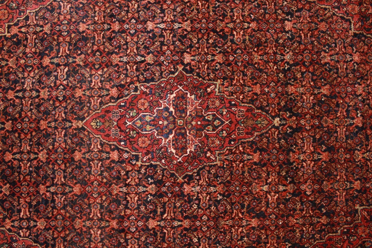 antiker-perserteppich-saroug-205x139-cm-florale-muster-handgeknupft-8 Handgeknüpfter Sarough Farahan Perserteppich, Wolle