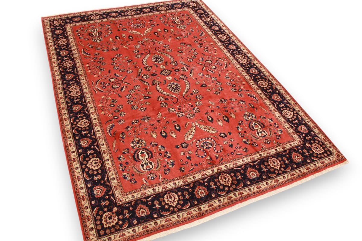 Handgeknüpfter Sarough Farahan Perserteppich, Wolle