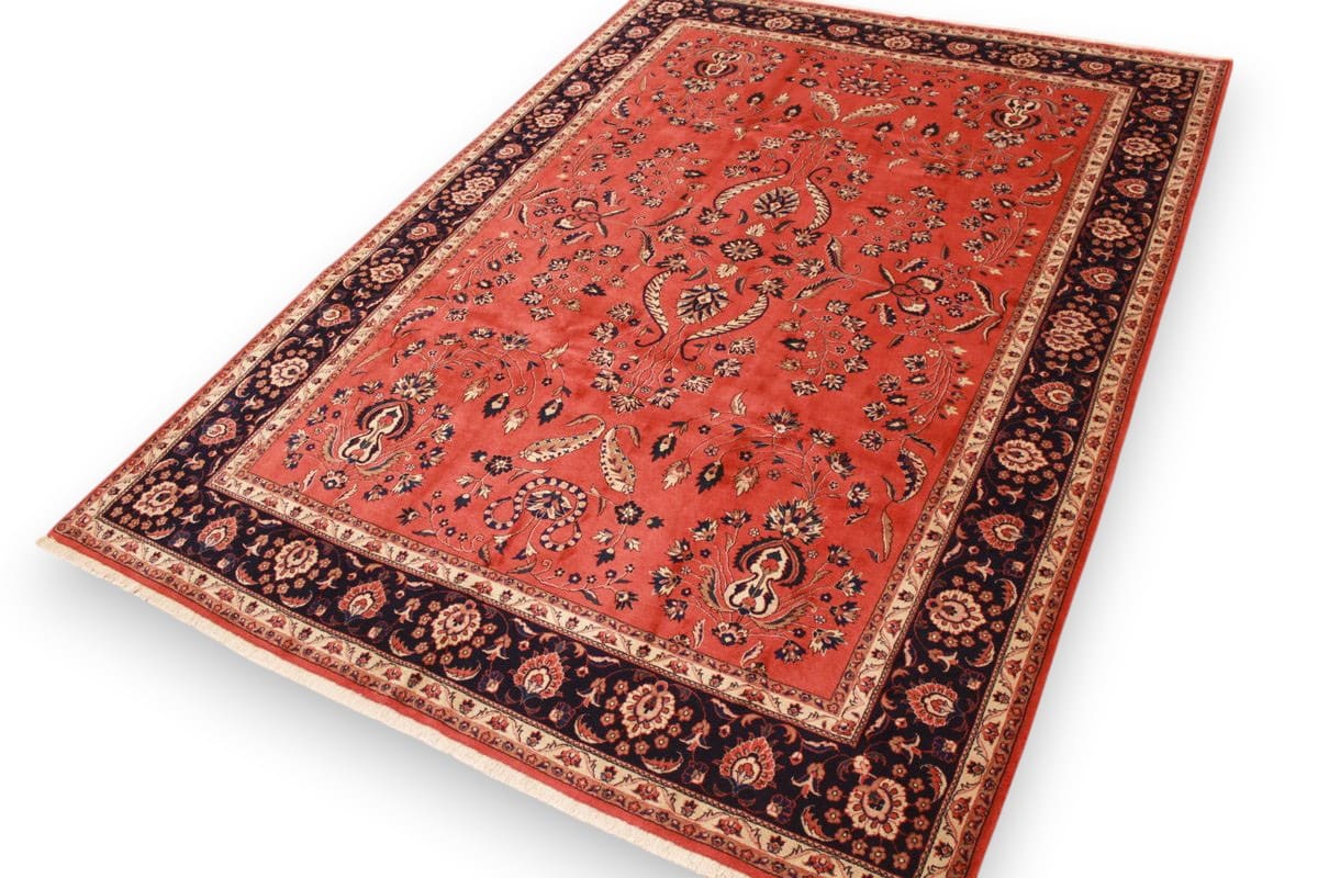 Handgeknüpfter Sarough Farahan Perserteppich, Wolle