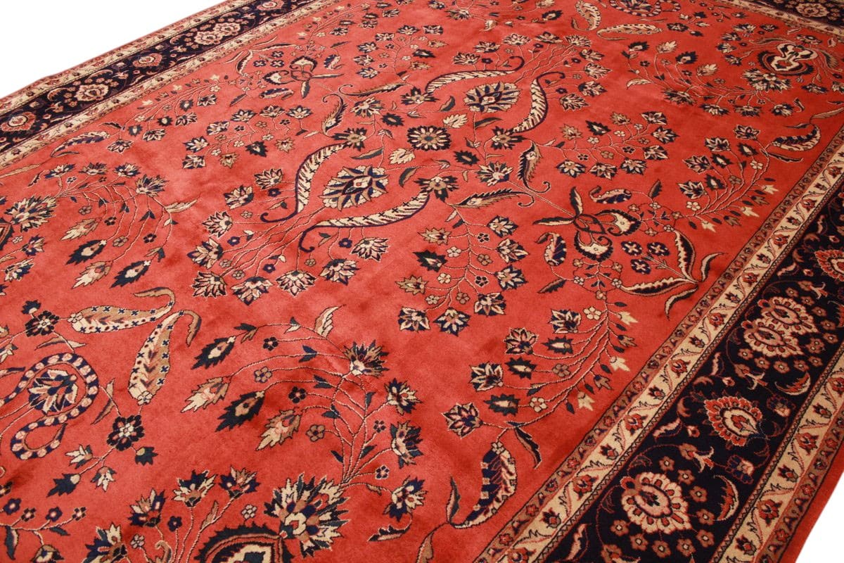 Handgeknüpfter Sarough Farahan Perserteppich, Wolle