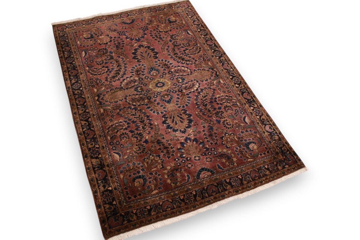Handgeknüpfter Sarough Farahan Perserteppich, Wolle