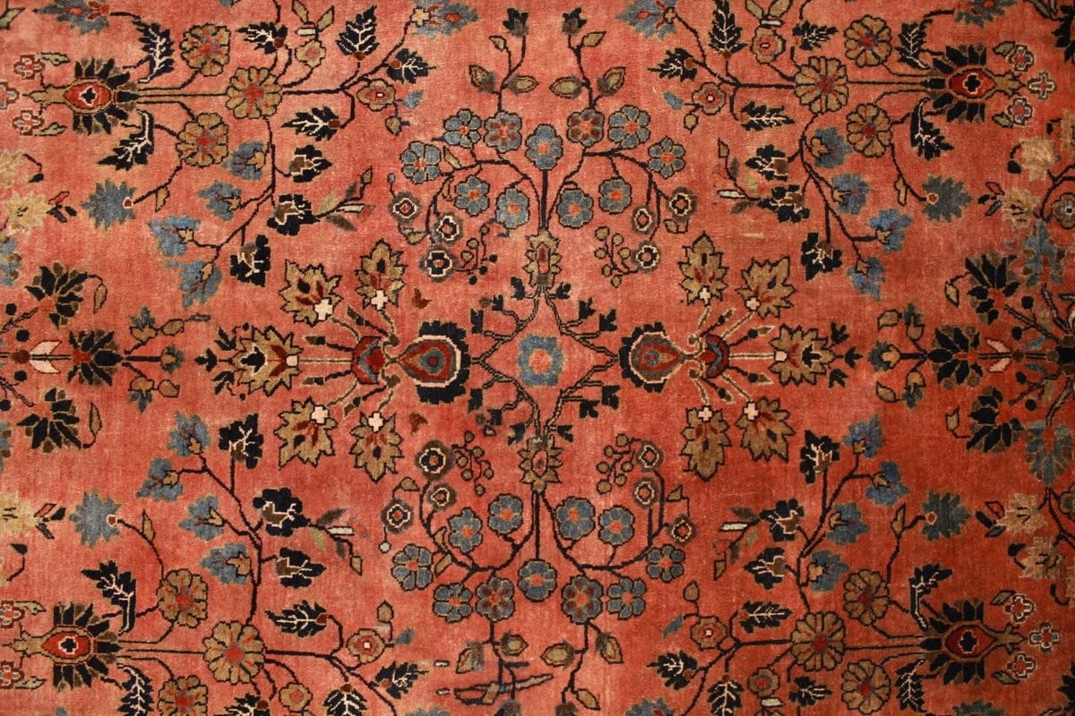 Handgeknüpfter Sarough Farahan Perserteppich, Wolle