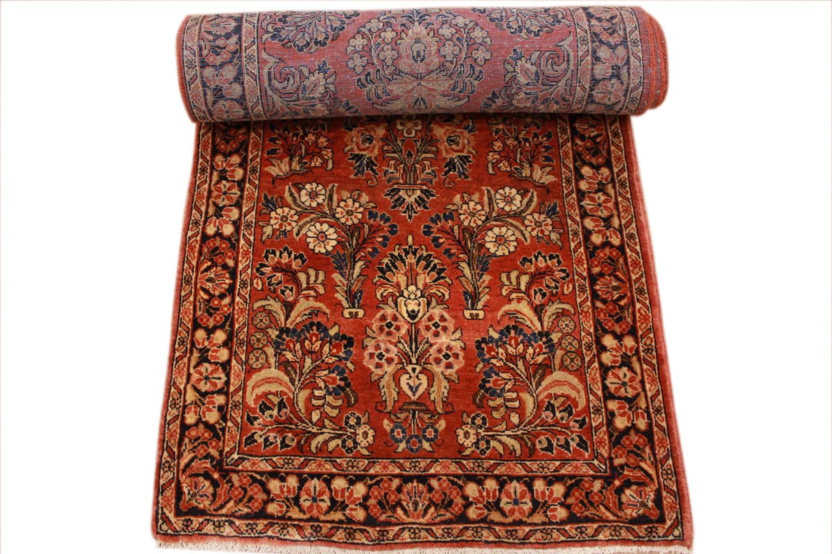 Handgeknüpfter Sarough Farahan Perserteppich, Wolle