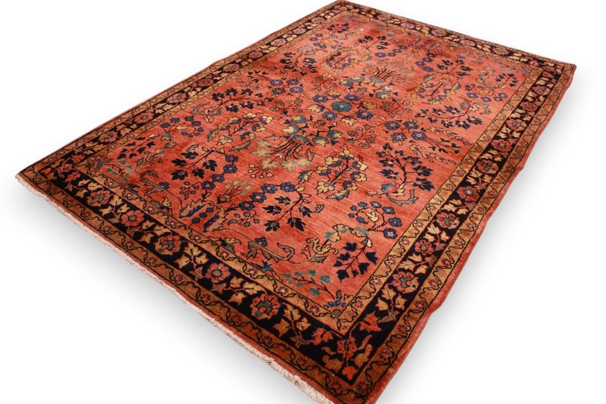 Handgeknüpfter Sarough Farahan Perserteppich, Wolle