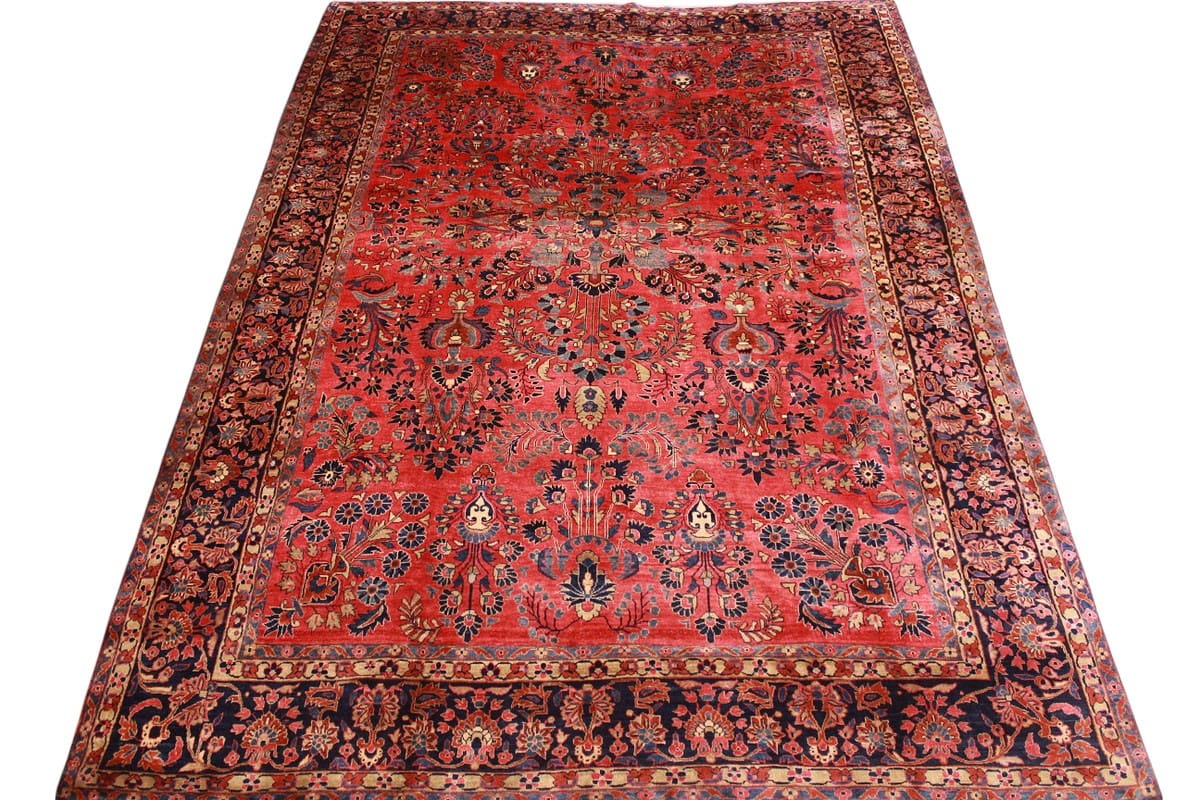 Handgeknüpfter Sarough Farahan Perserteppich, Wolle