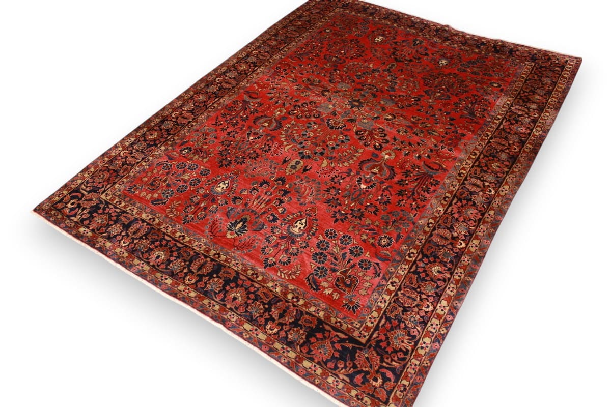 Handgeknüpfter Sarough Farahan Perserteppich, Wolle