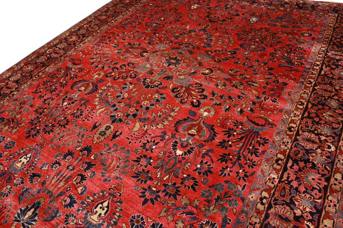 Handgeknüpfter Sarough Farahan Perserteppich, Wolle