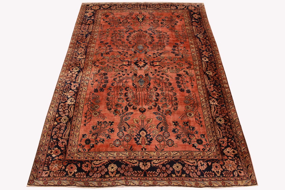 Handgeknüpfter Sarough Farahan Perserteppich, Wolle