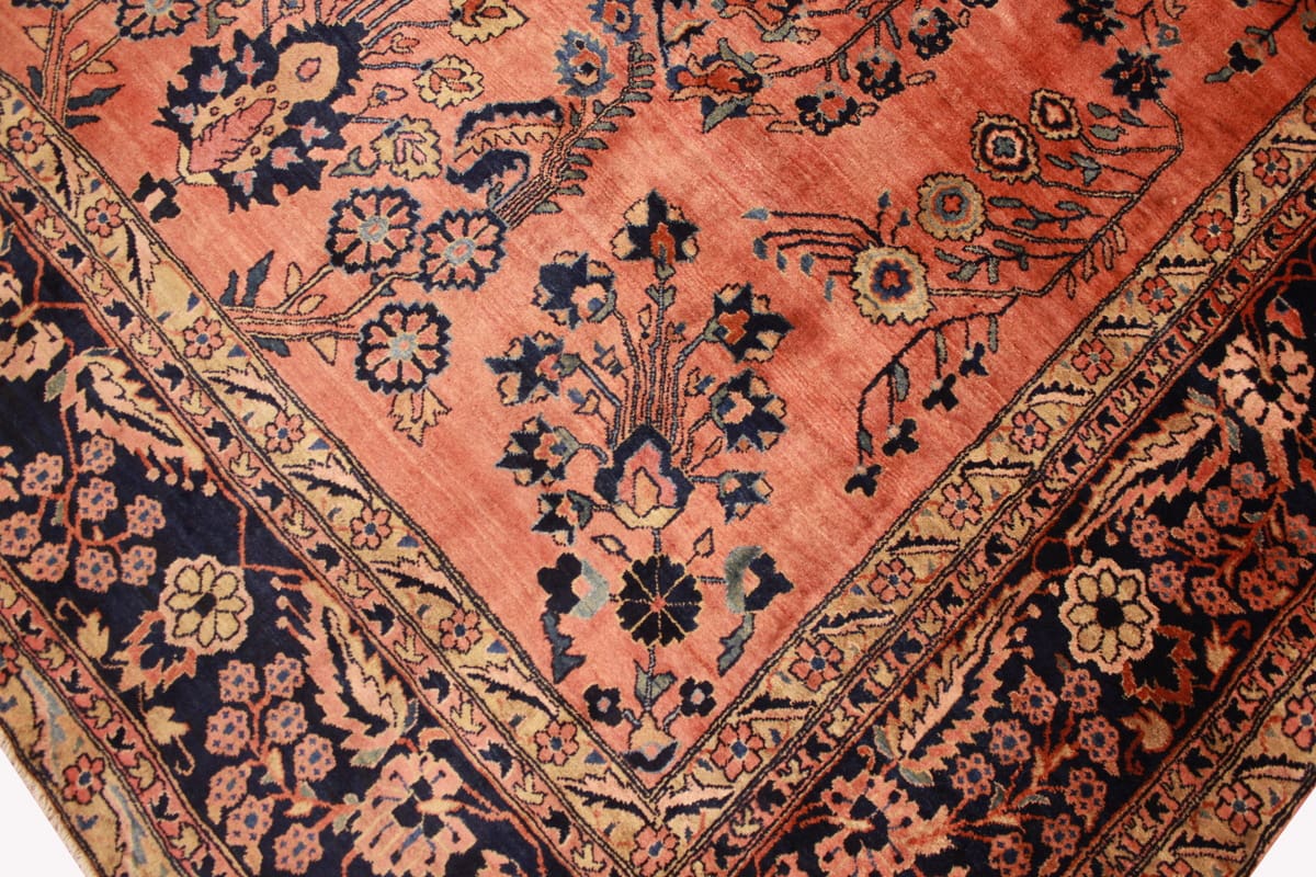 Handgeknüpfter Sarough Farahan Perserteppich, Wolle