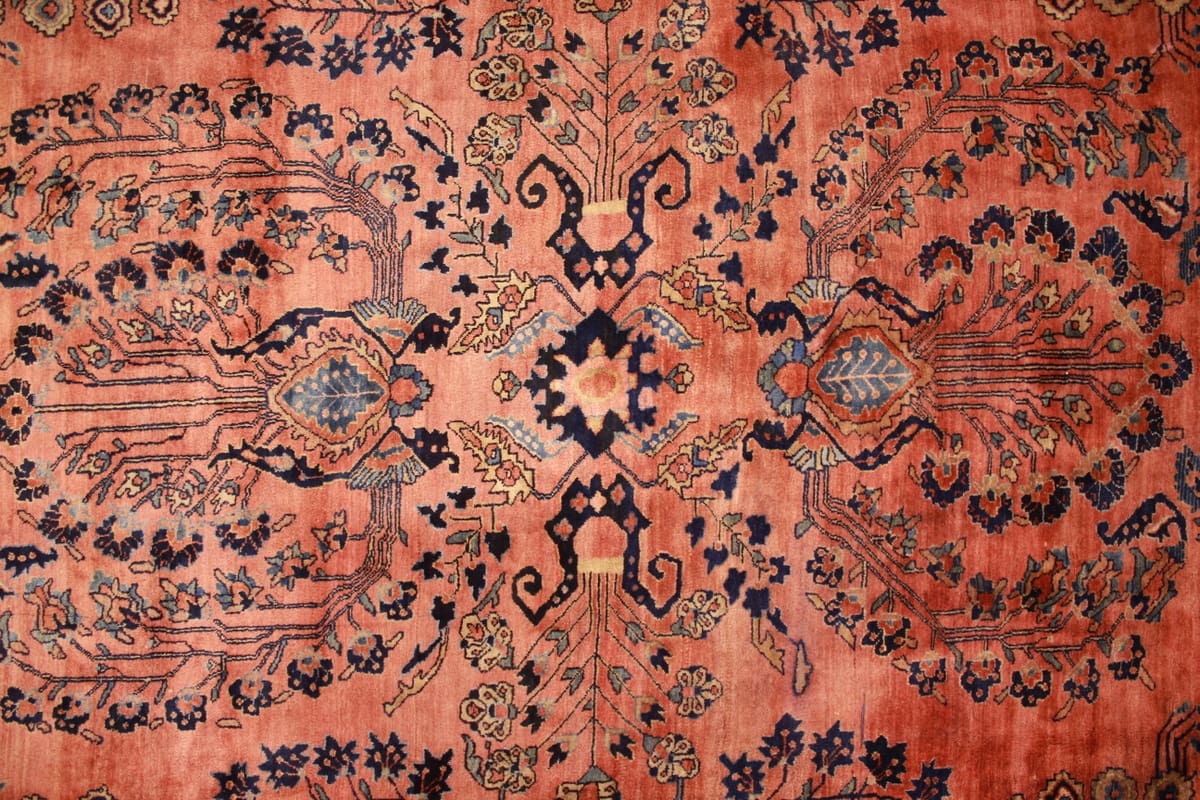 Handgeknüpfter Sarough Farahan Perserteppich, Wolle