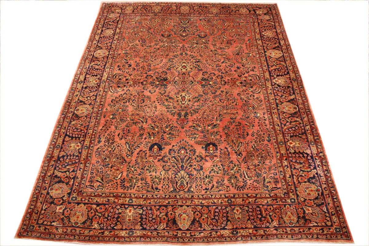 Handgeknüpfter Sarough Farahan Perserteppich, Wolle