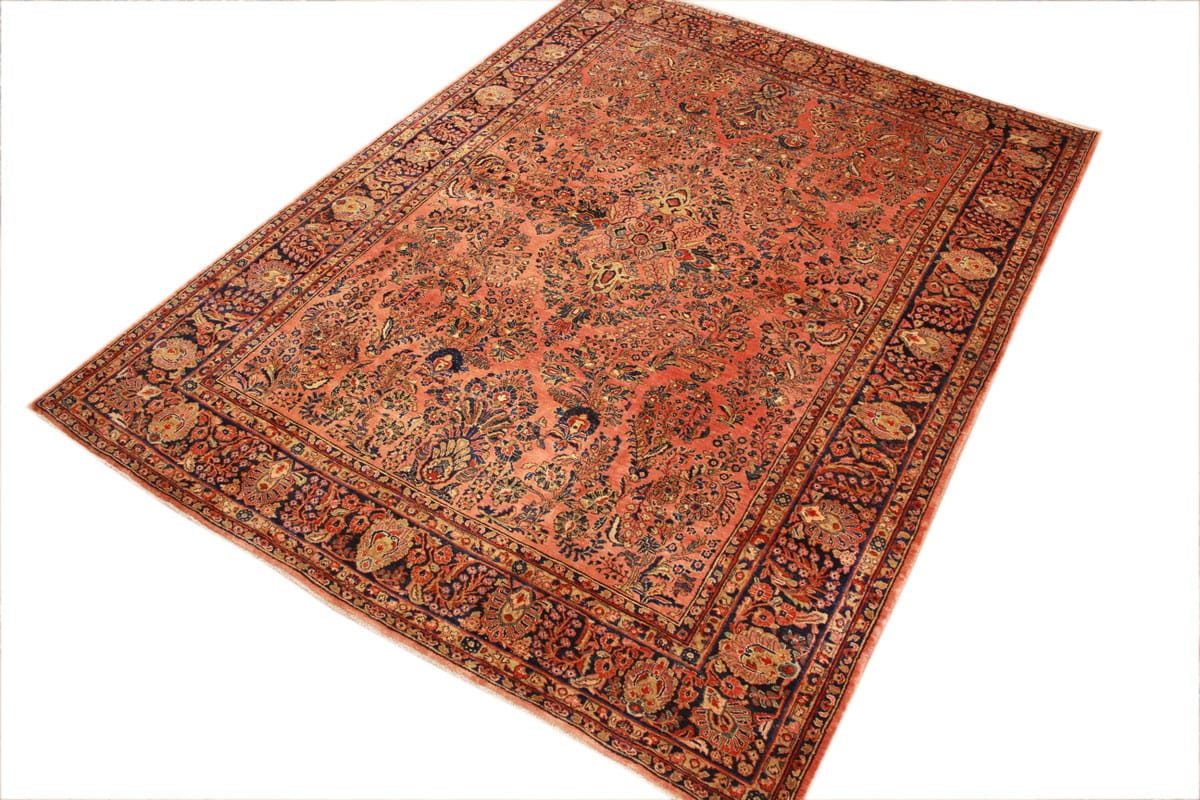 Handgeknüpfter Sarough Farahan Perserteppich, Wolle