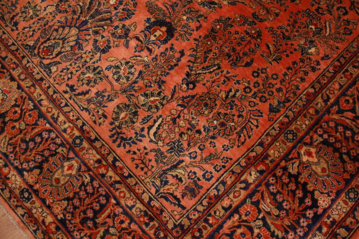 Handgeknüpfter Sarough Farahan Perserteppich, Wolle