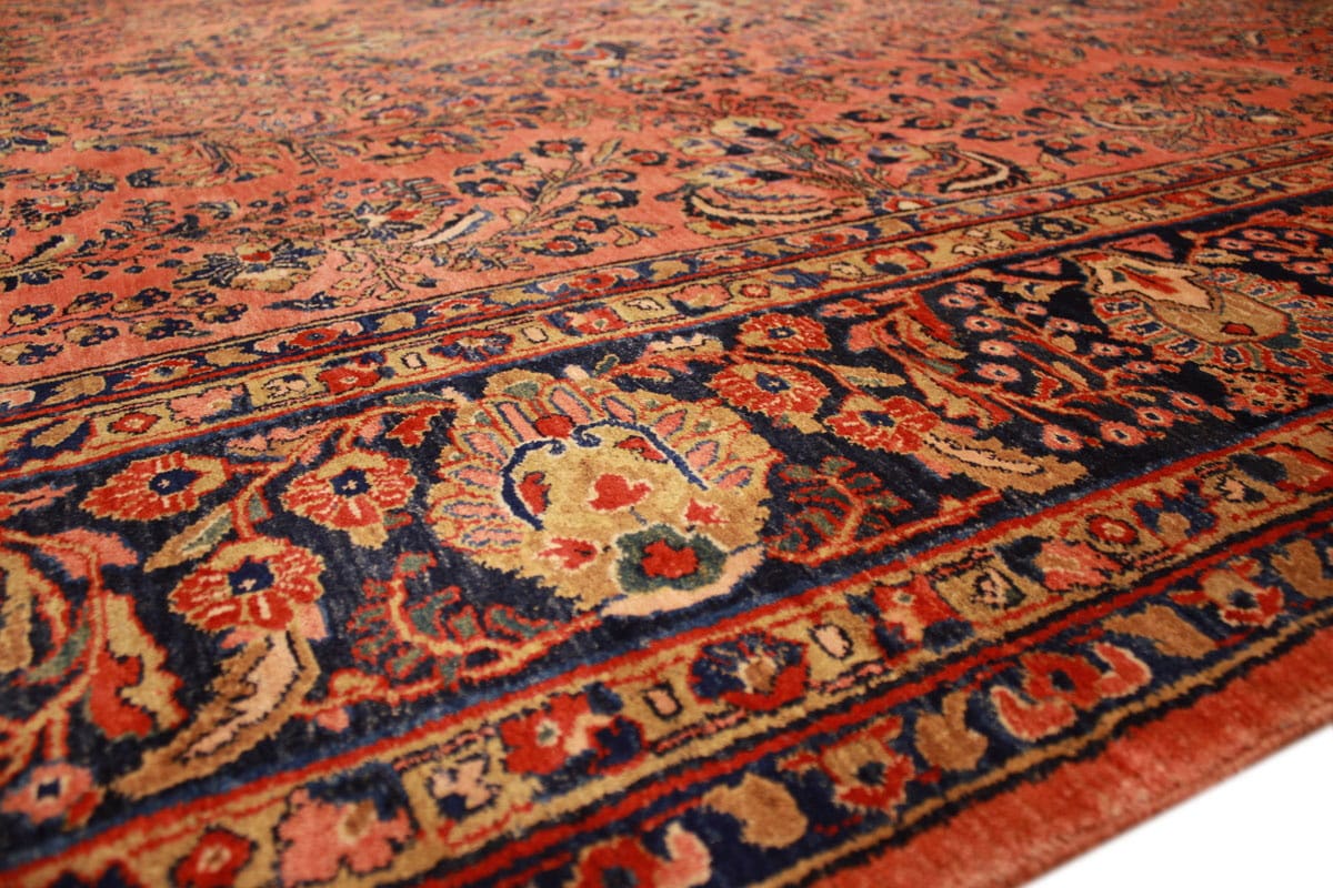 Handgeknüpfter Sarough Farahan Perserteppich, Wolle