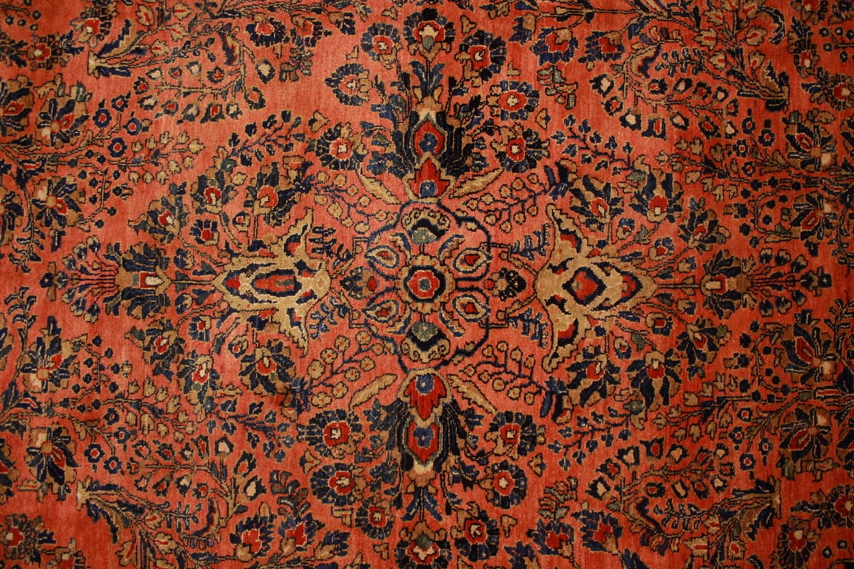 Handgeknüpfter Sarough Farahan Perserteppich, Wolle