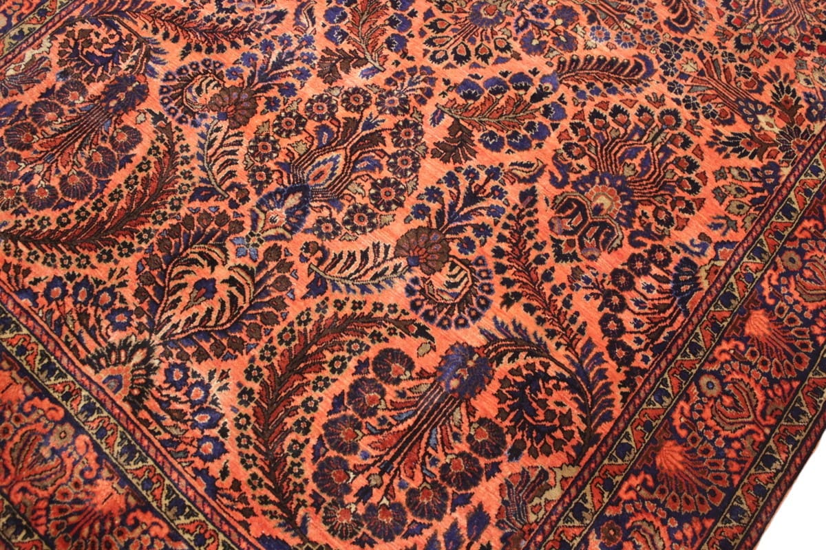 Handgeknüpfter Sarough Farahan Perserteppich, Wolle