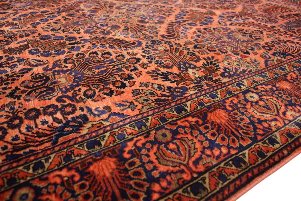 Handgeknüpfter Sarough Farahan Perserteppich, Wolle