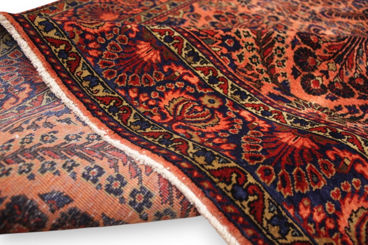 Handgeknüpfter Sarough Farahan Perserteppich, Wolle
