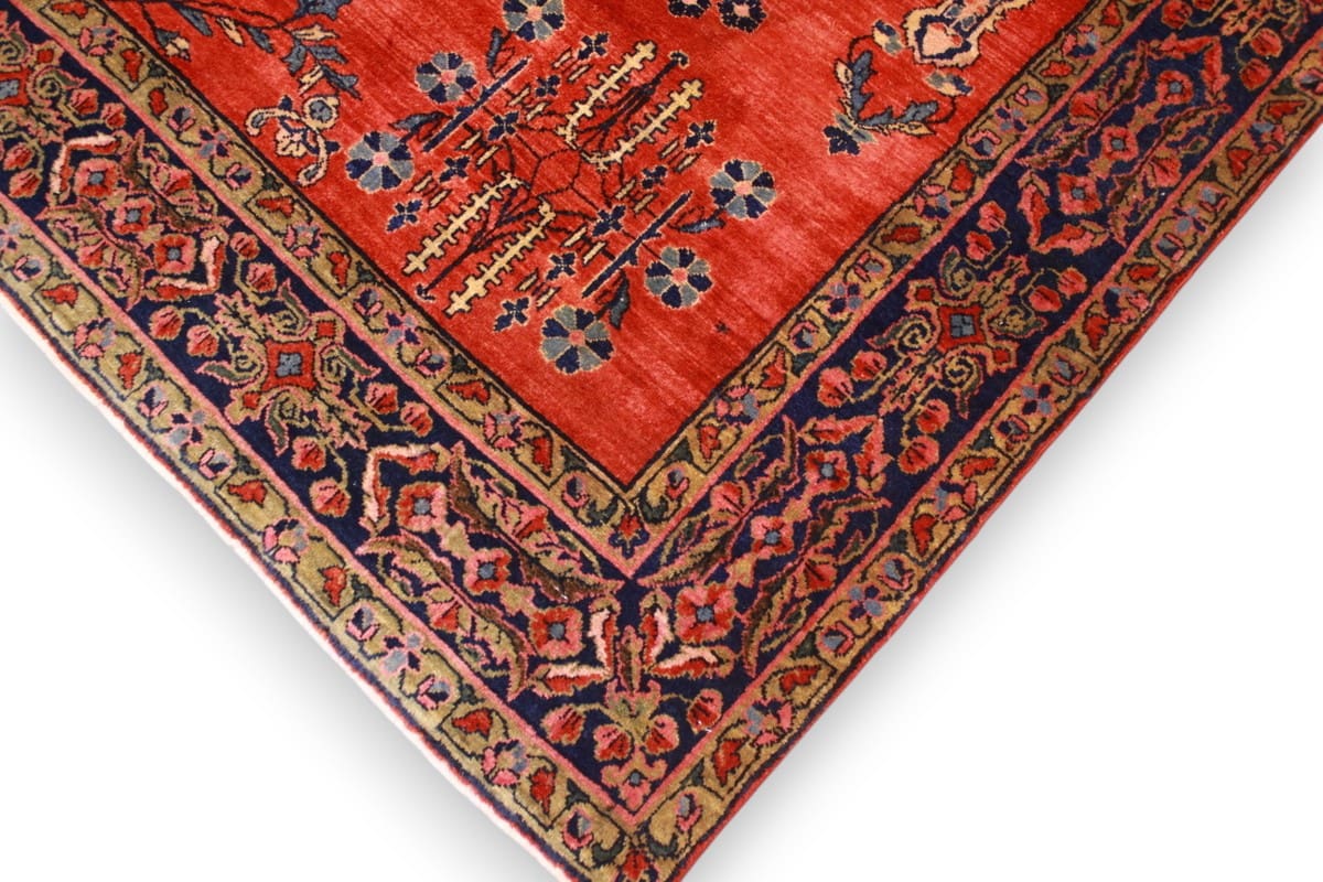 Handgeknüpfter Sarough Farahan Perserteppich, Wolle