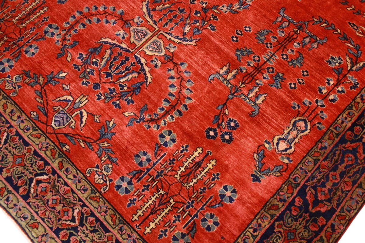 Handgeknüpfter Sarough Farahan Perserteppich, Wolle
