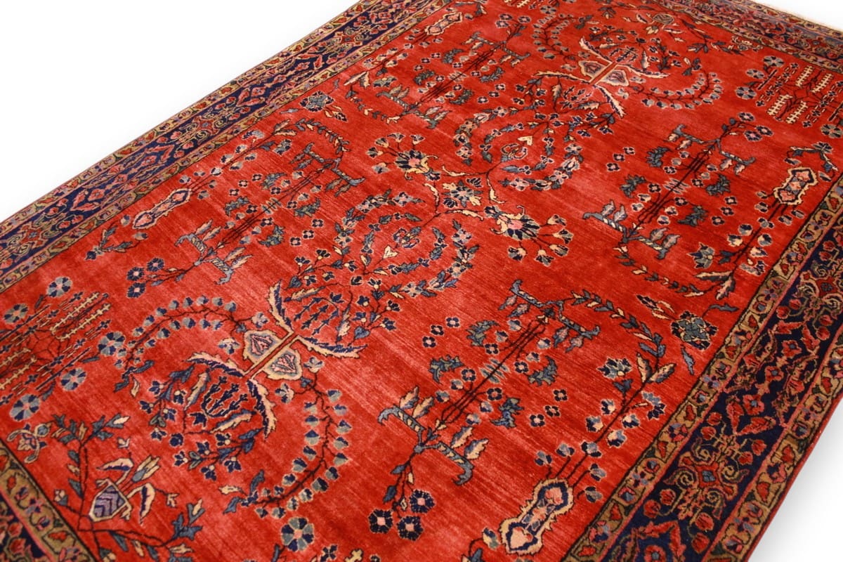 Handgeknüpfter Sarough Farahan Perserteppich, Wolle